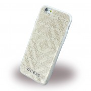 Iphone 6, 6S cover Guess 3D Aztec design beige Mobiltelefon tilbehør